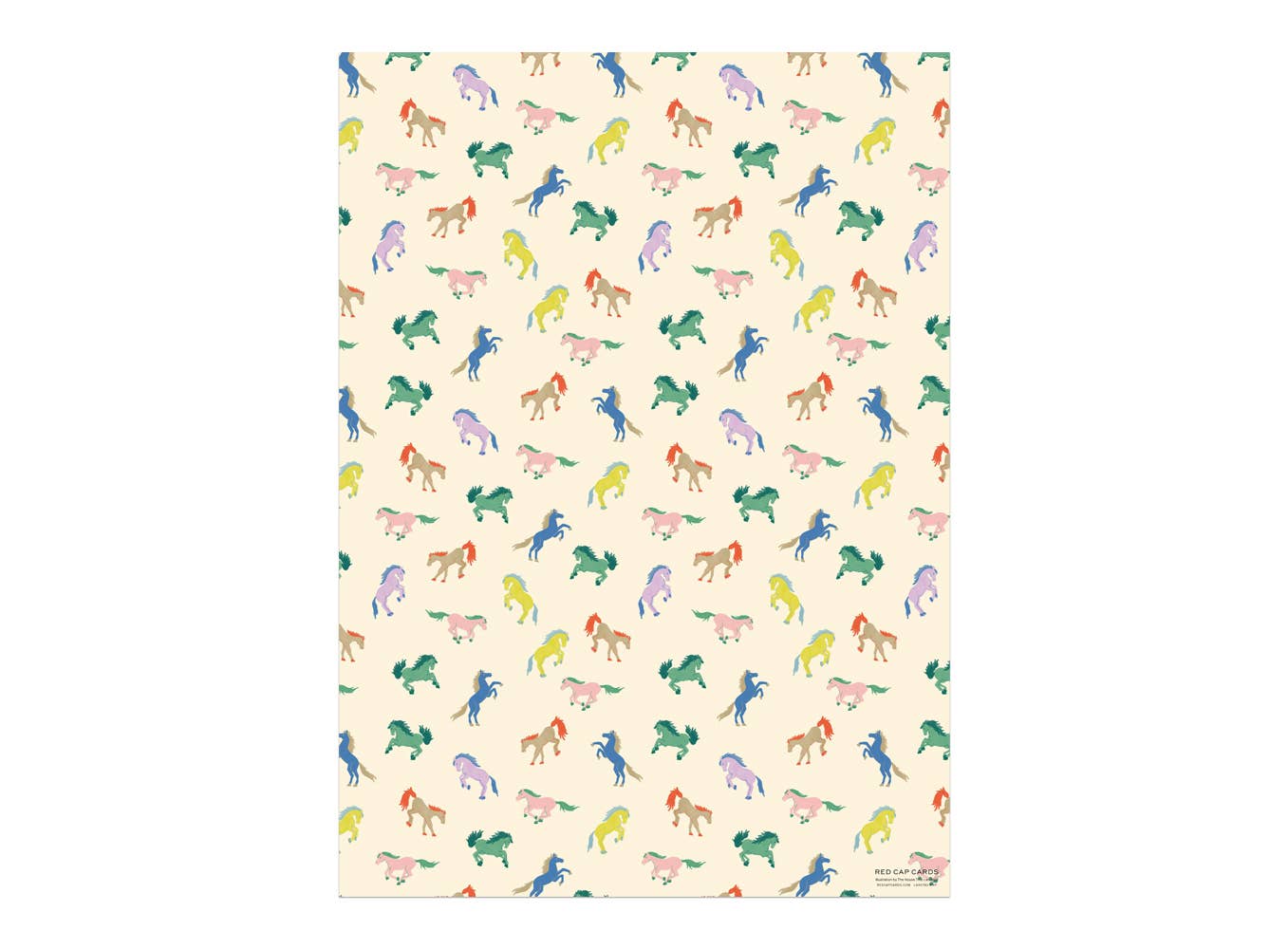 Wild Horses Rolled Gift Wrap