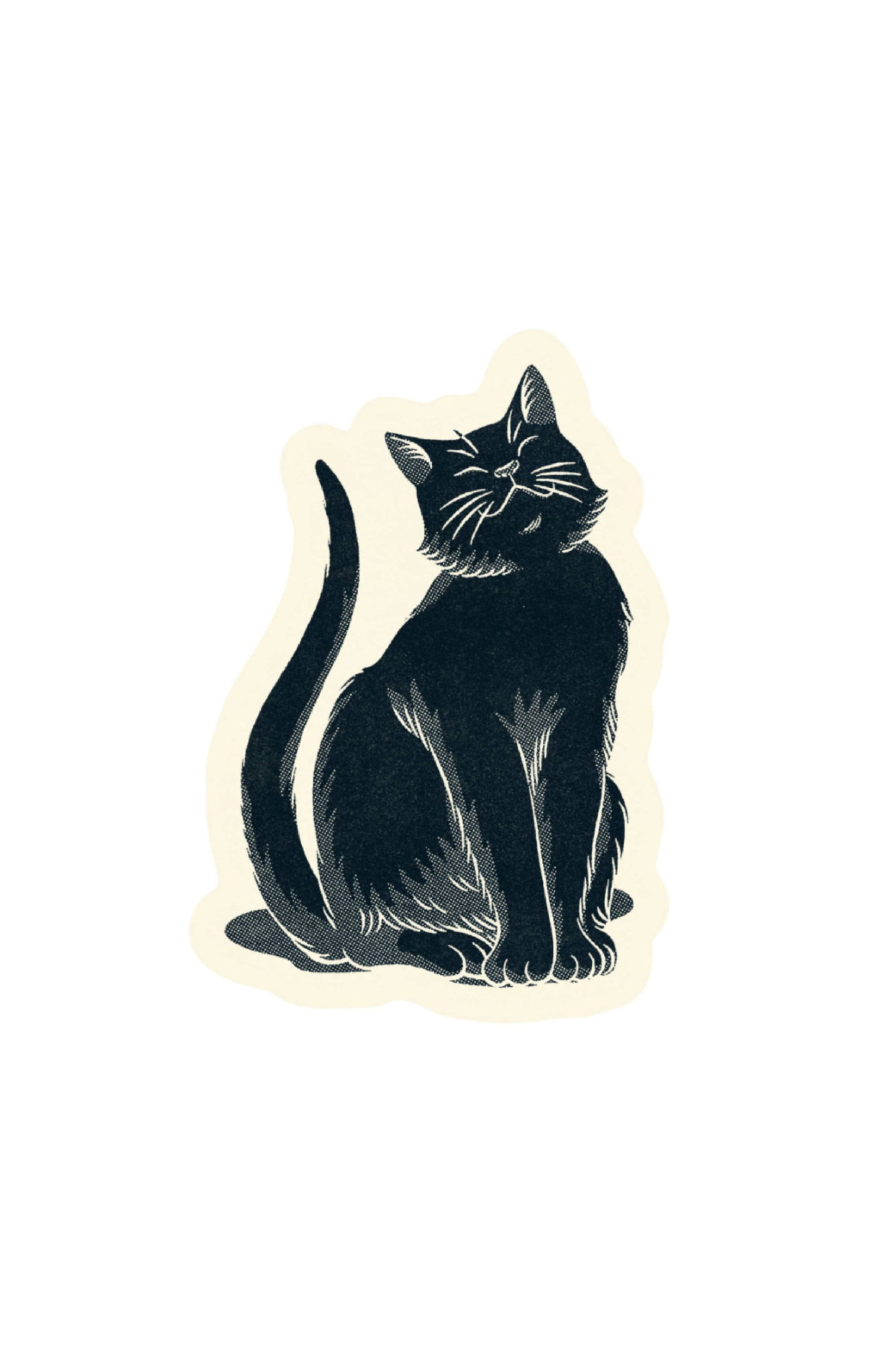 Black Cat Sticker