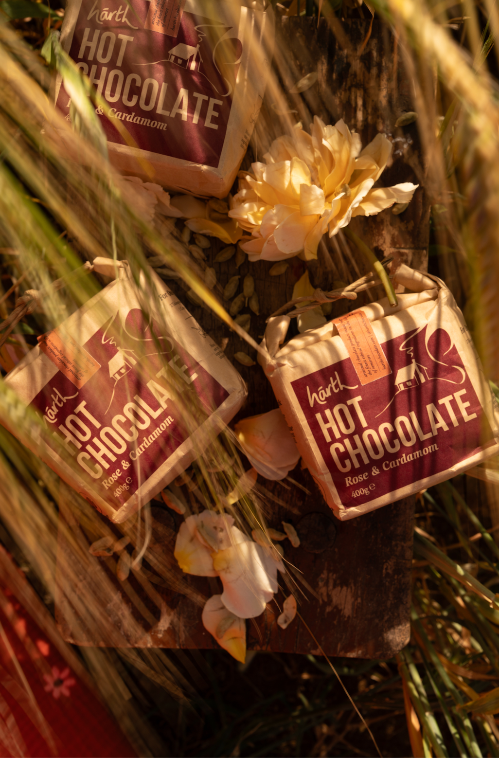 Rose and Cardamom Hot Chocolate