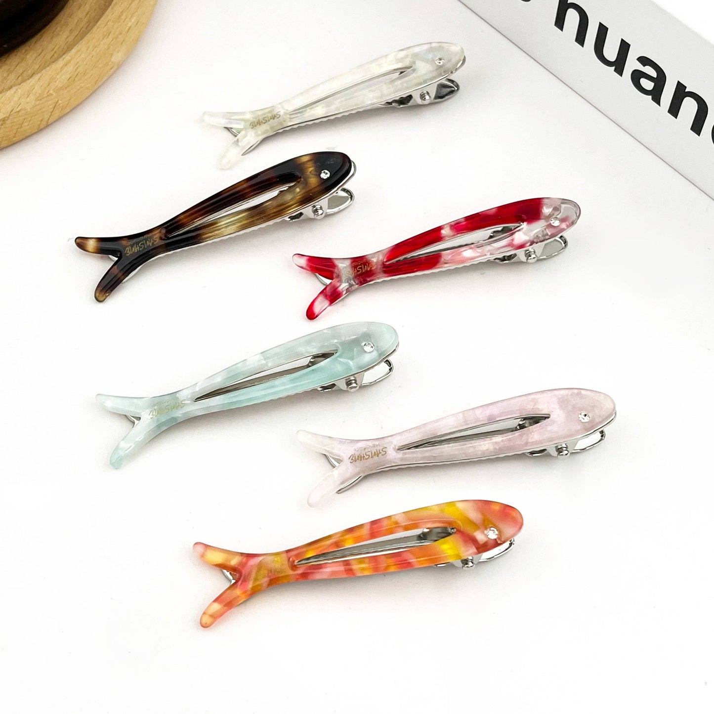 Fish Hair Clip | Aquamarine