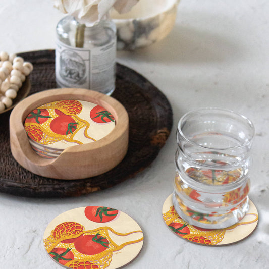 Market Tomatoes Coaster