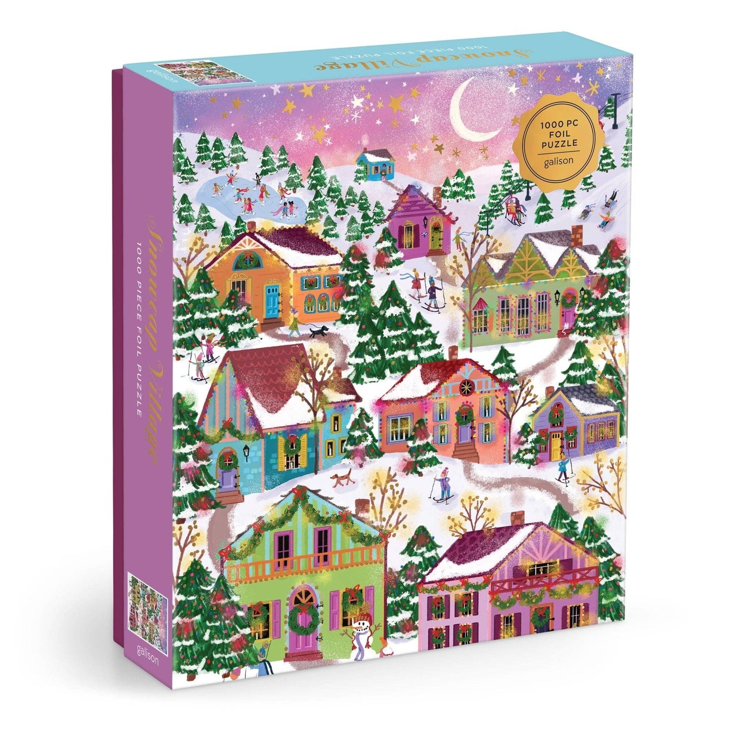 Snowcap Village | 1000 Piece Foil Puzzle