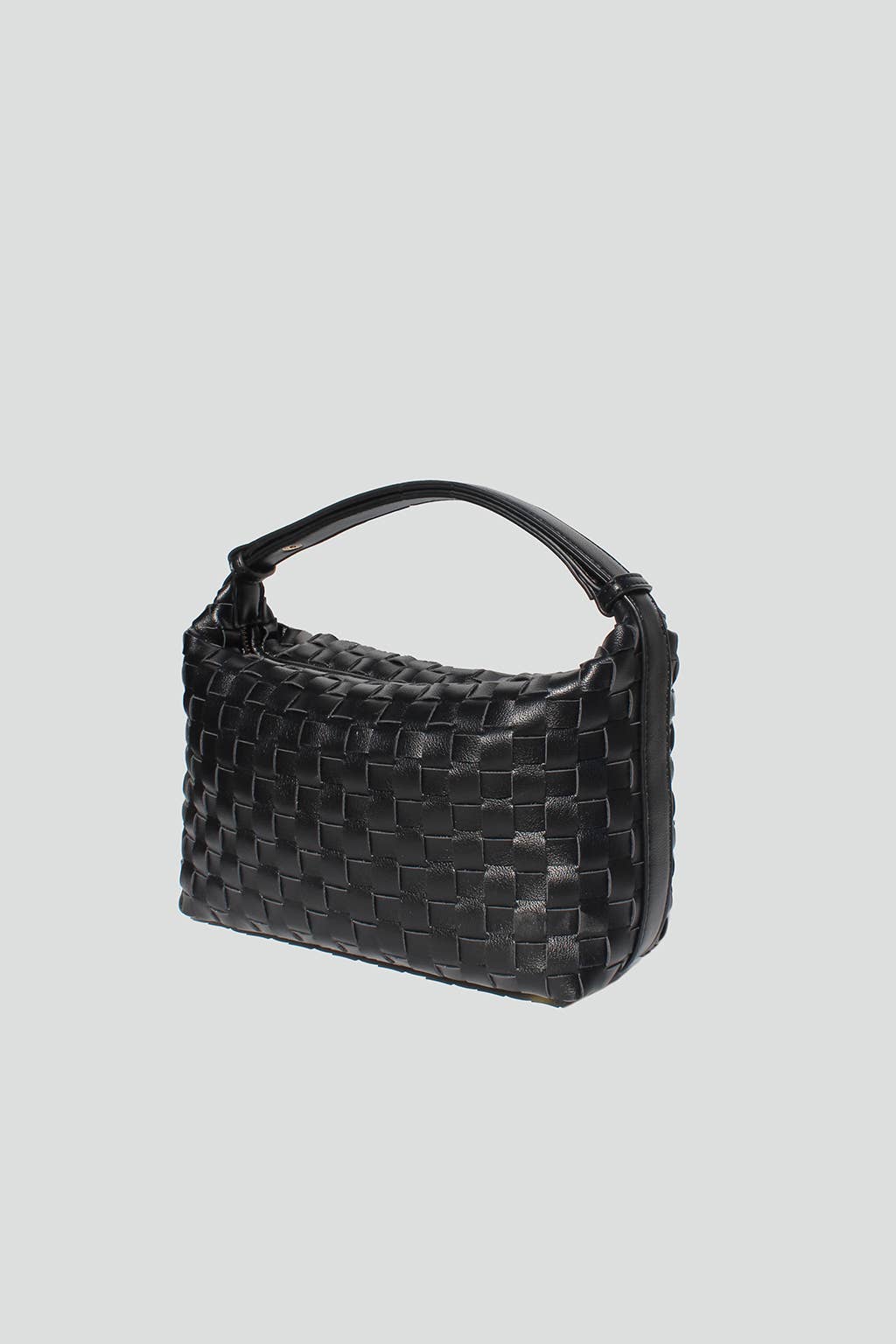 Serenity Woven Shoulder Bag | Black