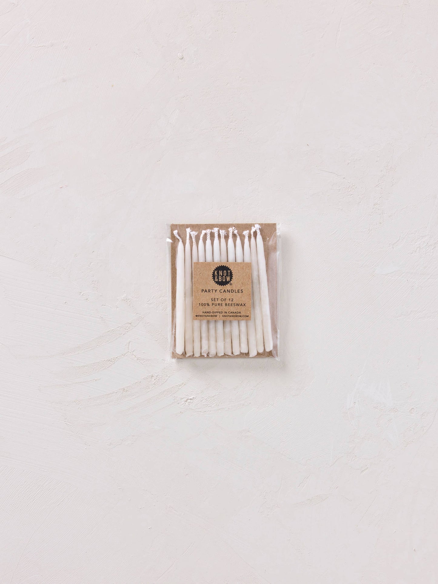 Beeswax Party Candles | Ivory