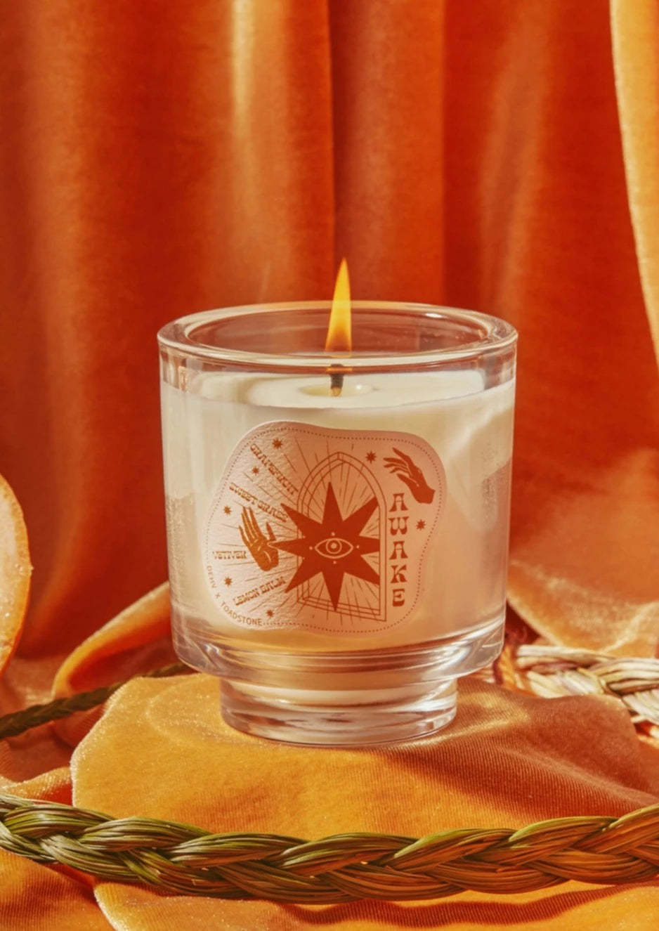 Retro Glass Candle | Awake