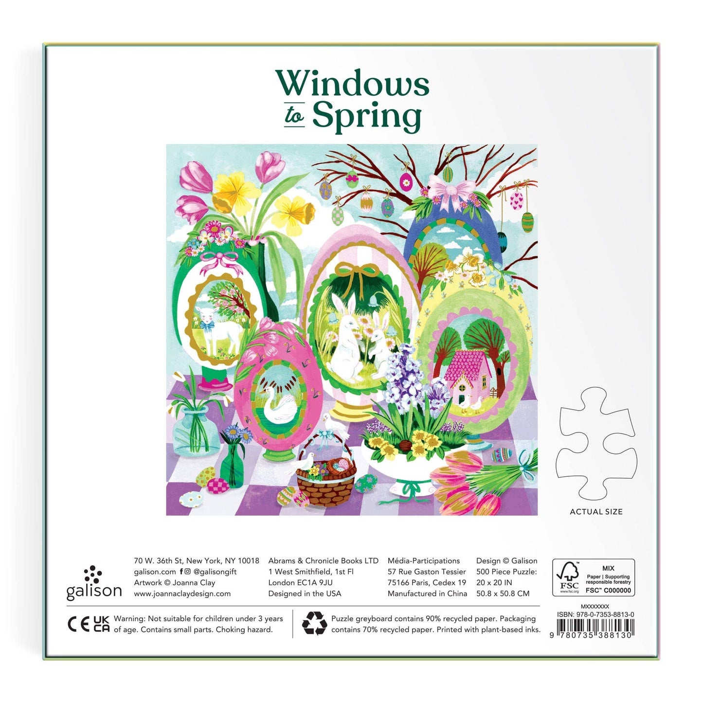 Windows to Spring | 500 Foil Piece Puzzle