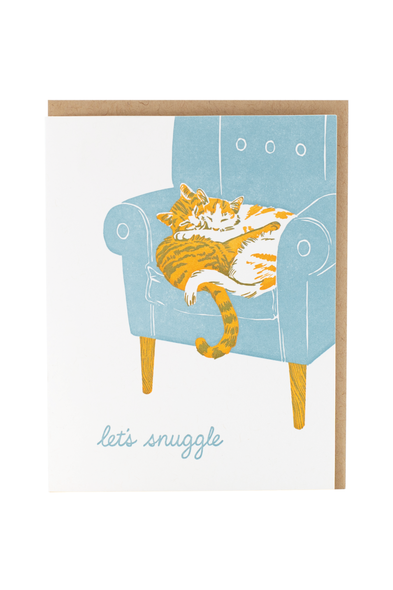 Snuggle Cats Love Card