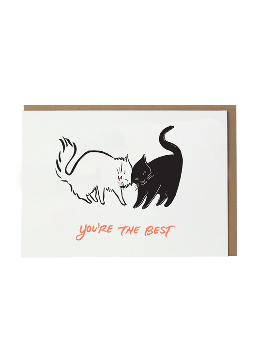 Nuzzling Cats Friendship Card