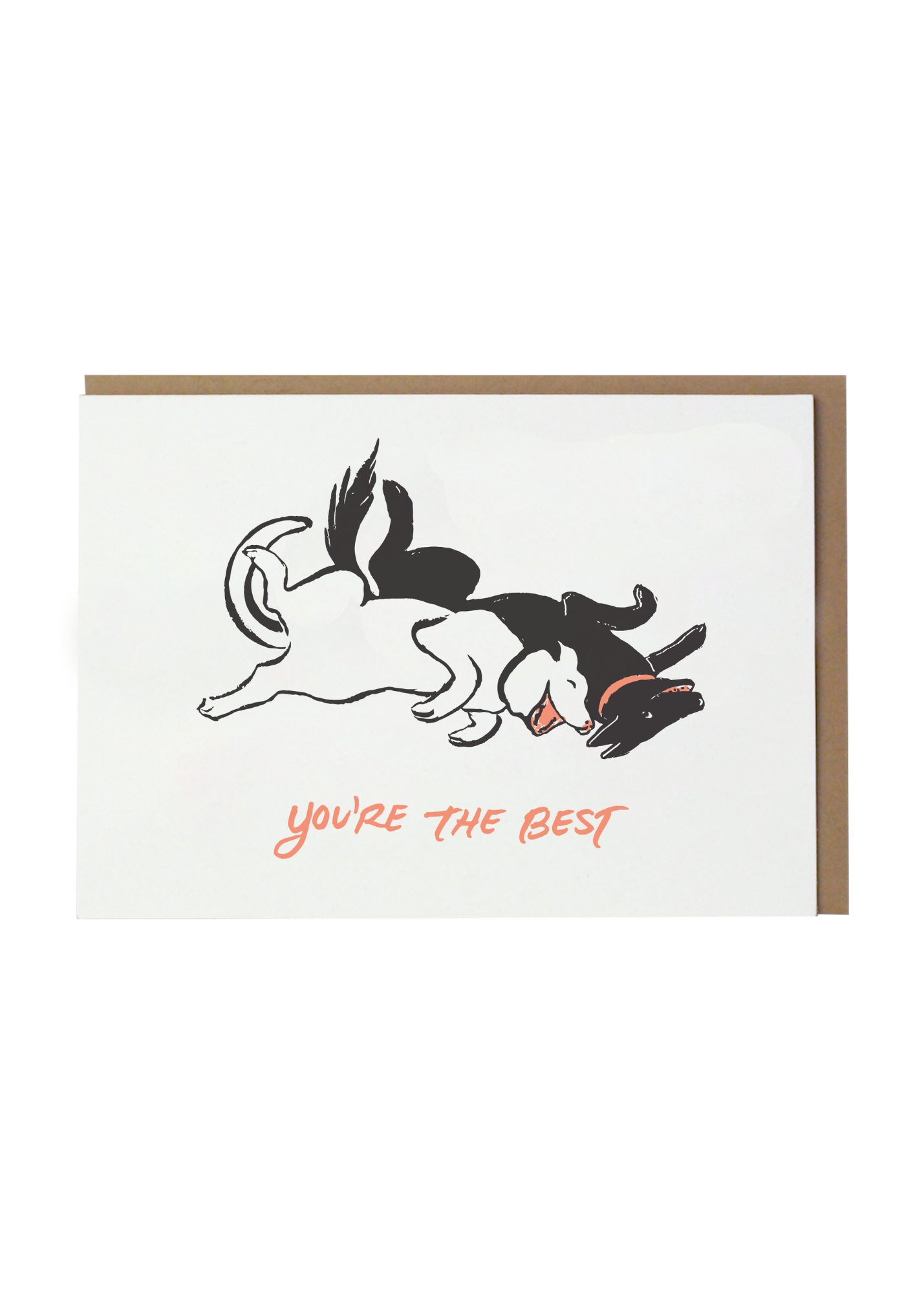 Playful Dogs Friendship Card