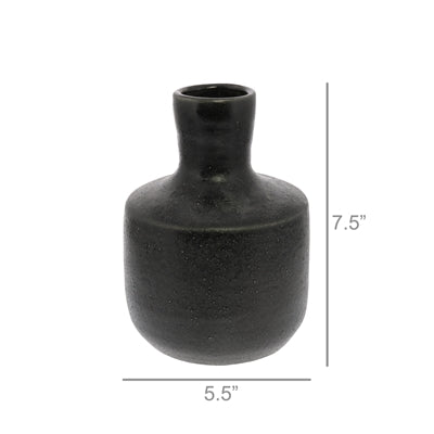 Black Bottle Vase