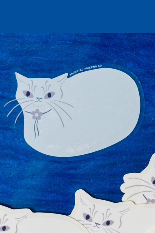 Loaf Cat Clear Sticker