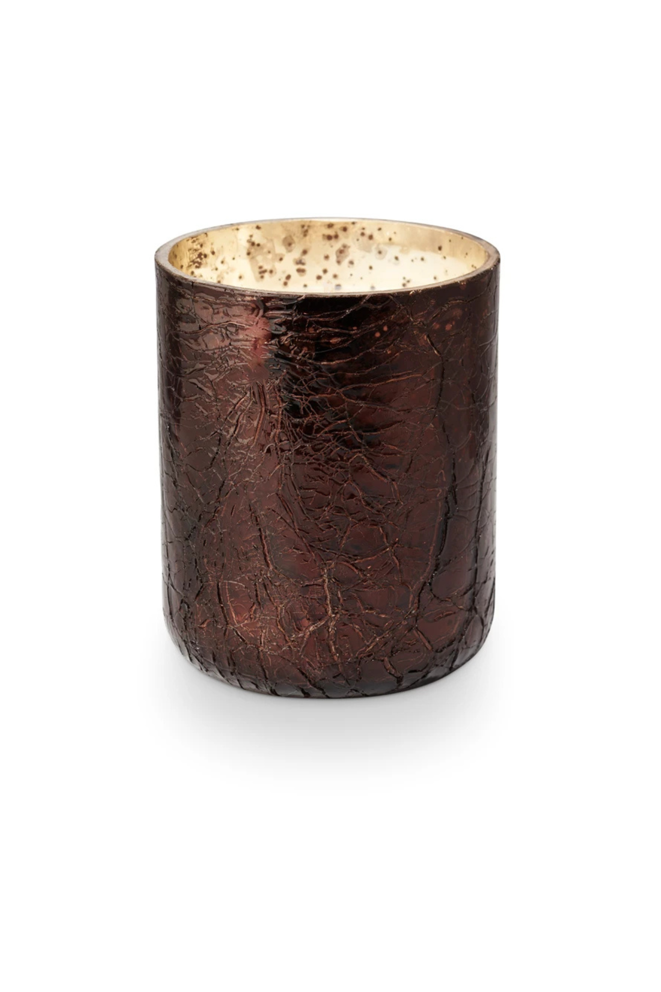 Midnight Pumpkin Crackle Glass Candle | 8.3oz