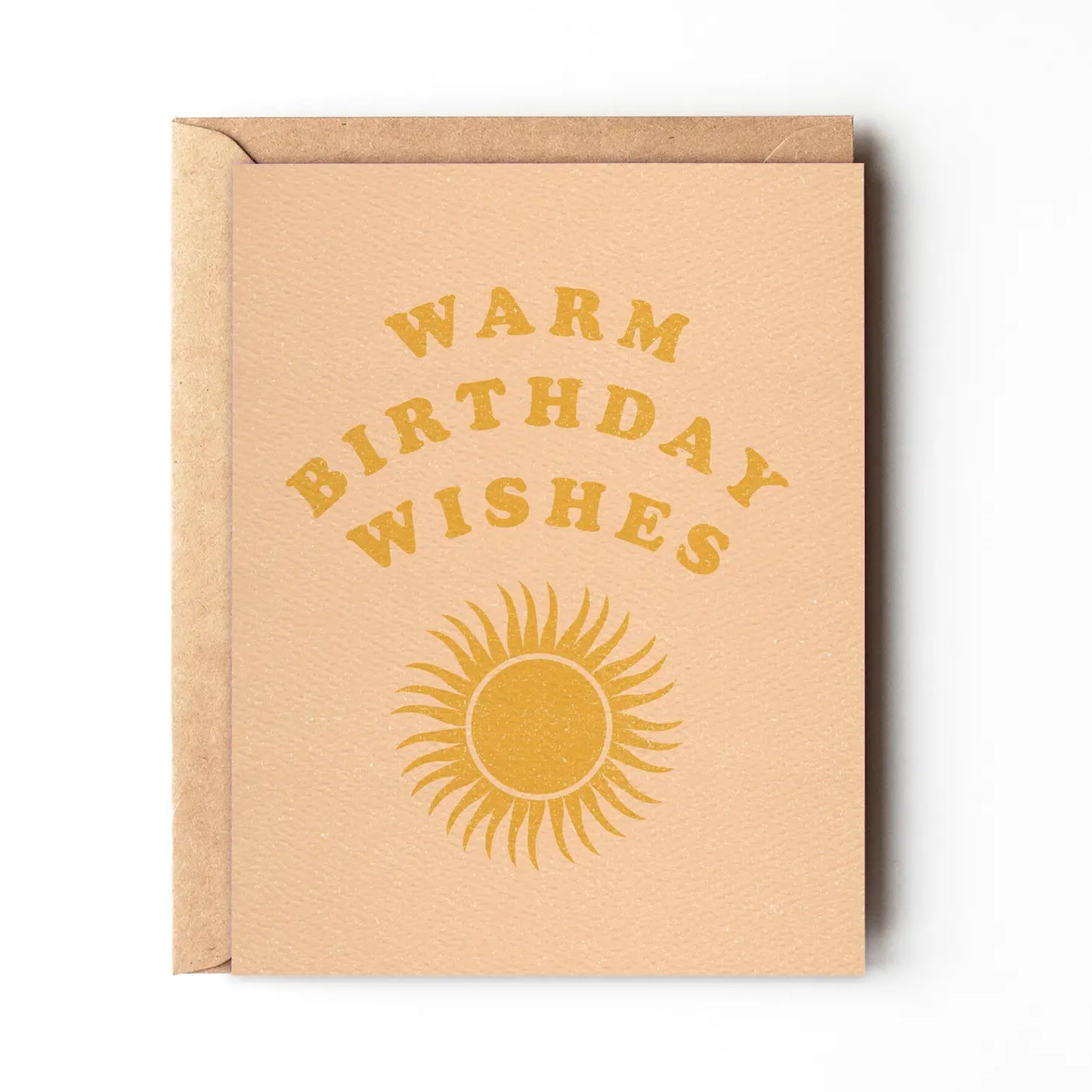 Warm Bday Wishes Card
