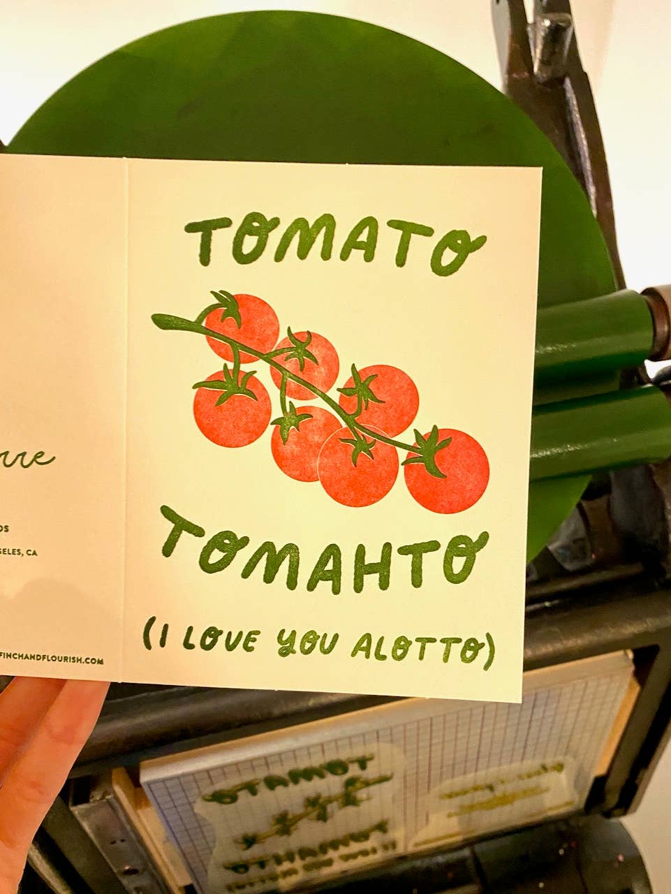 Tomato / Tomahto Love Card