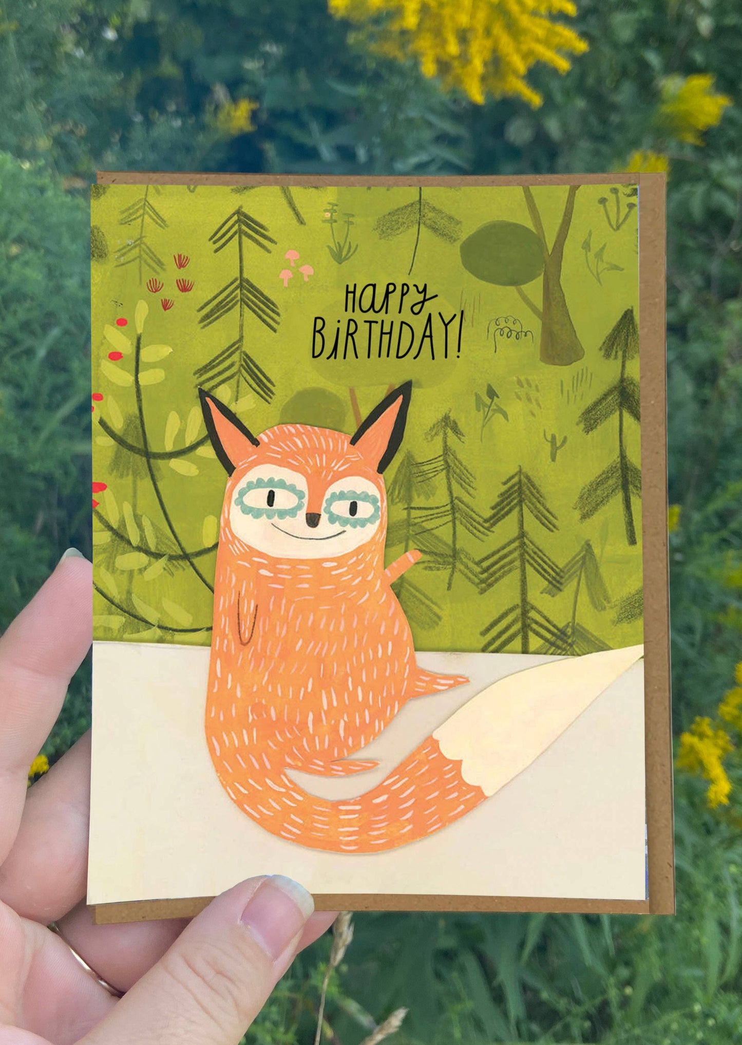 Happy Birthday Forest Ooko Card