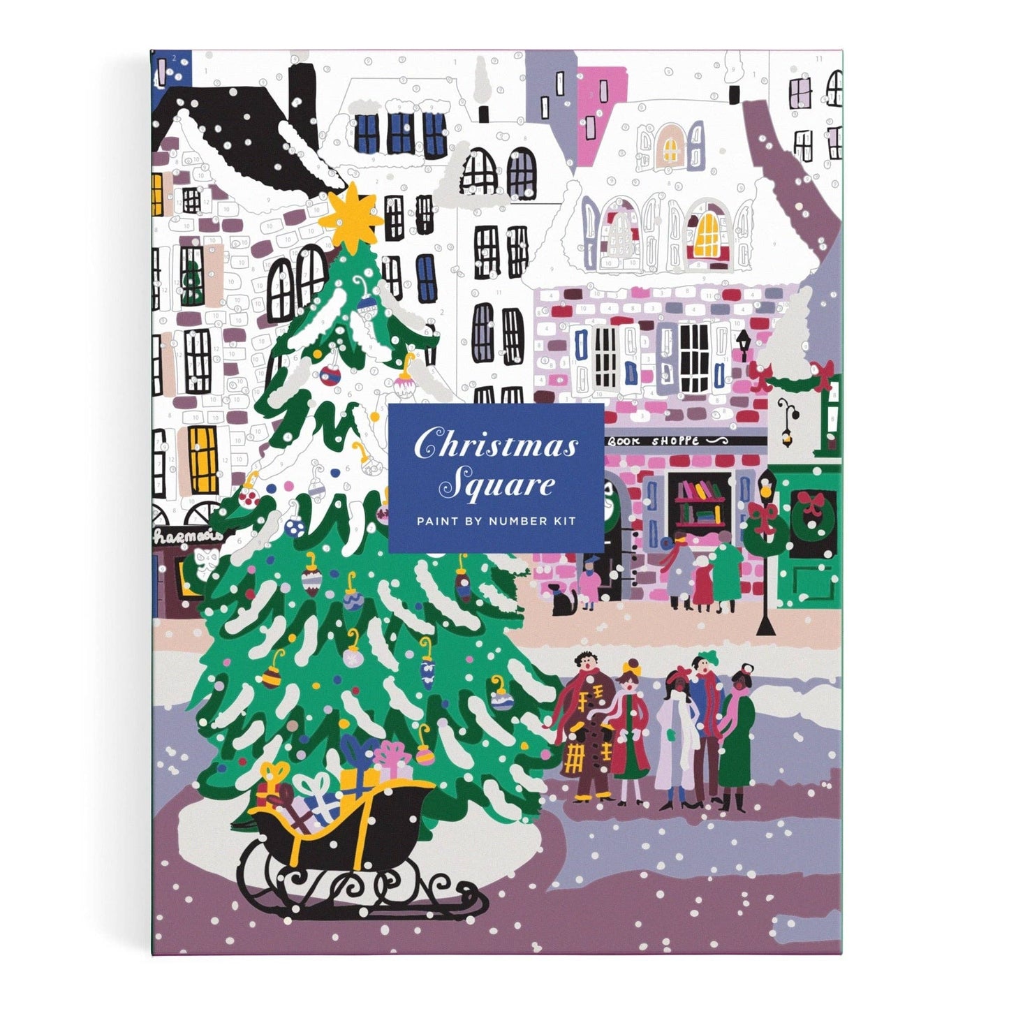 Christmas Square 9 x 12 Paint by Number Kit