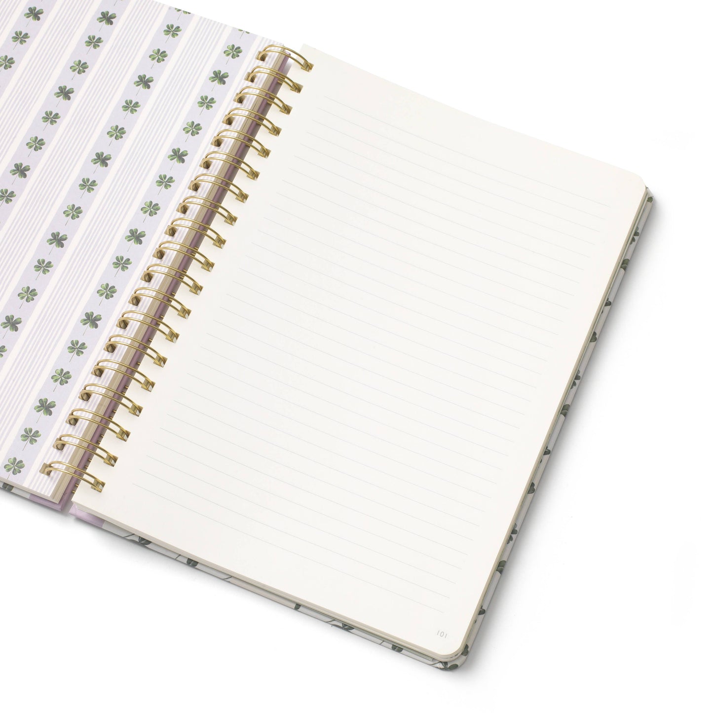Clover Vine Spiral Lined Notebook