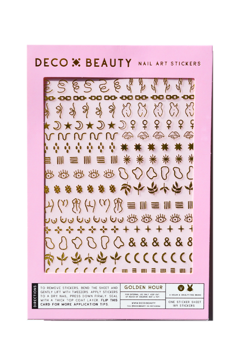 Nail Art Stickers | Golden Hour
