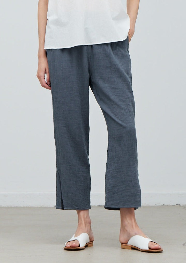 Cotton Gauze Pants | Lake