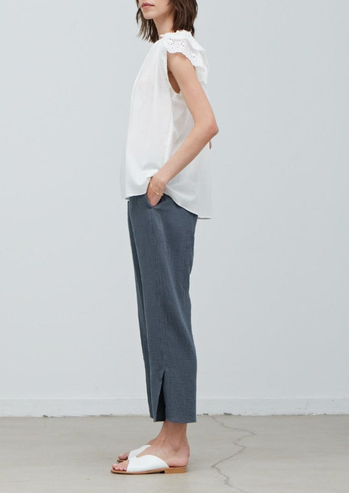 Cotton Gauze Pants | Lake