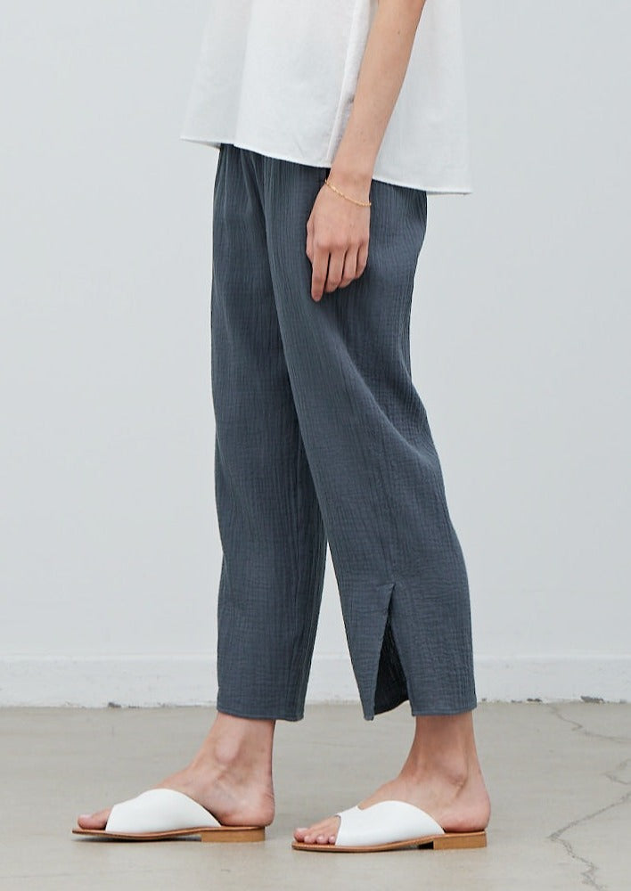 Cotton Gauze Pants | Lake