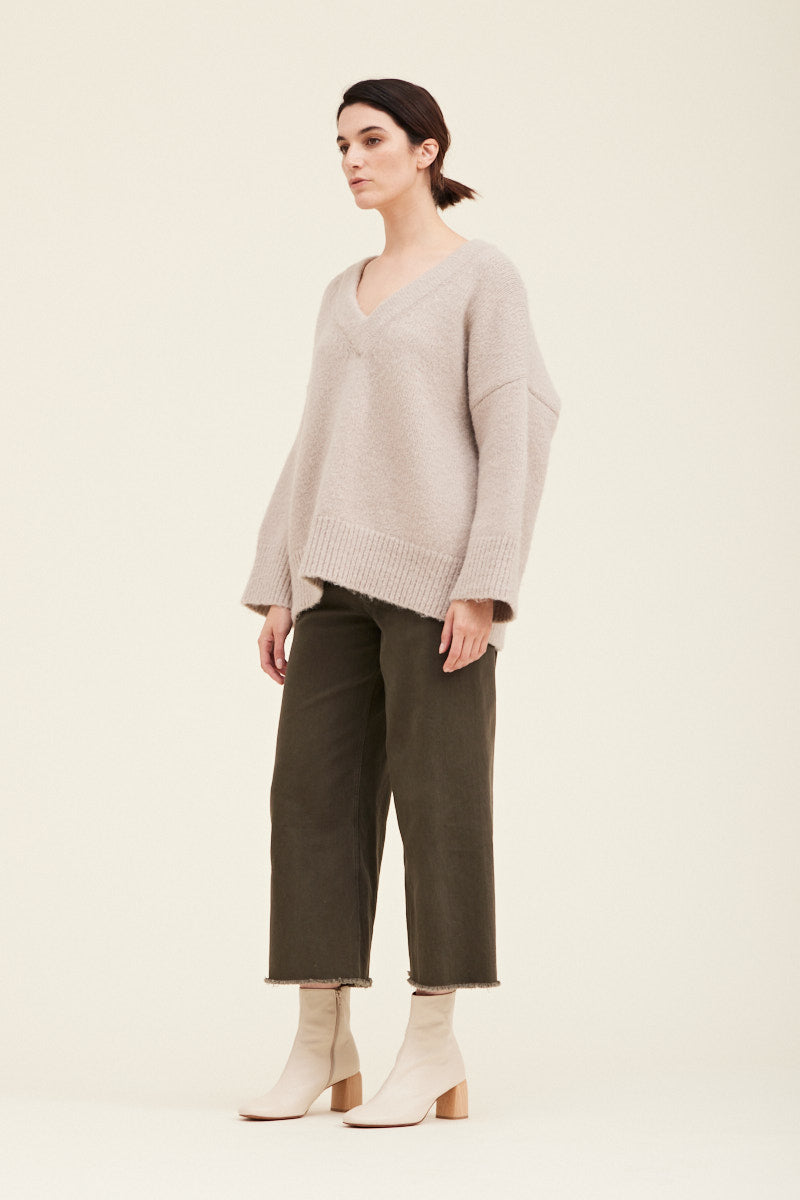 Harper Oversized Sweater | Fog
