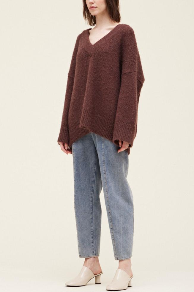 Harper Oversized Sweater | Vino