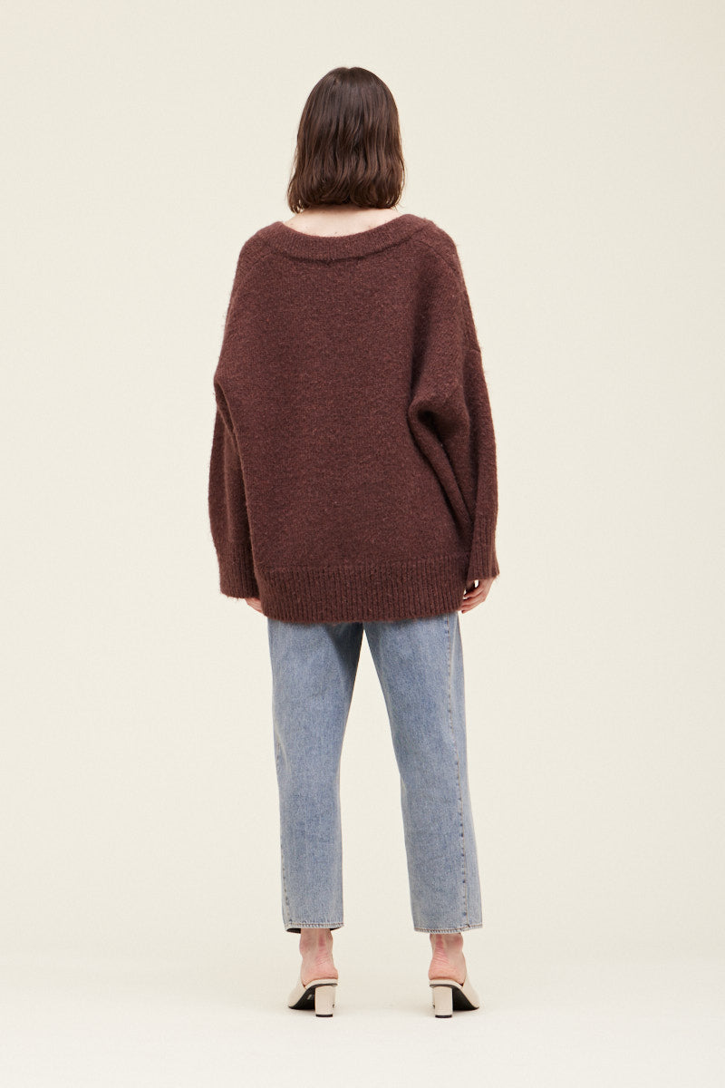Harper Oversized Sweater | Vino