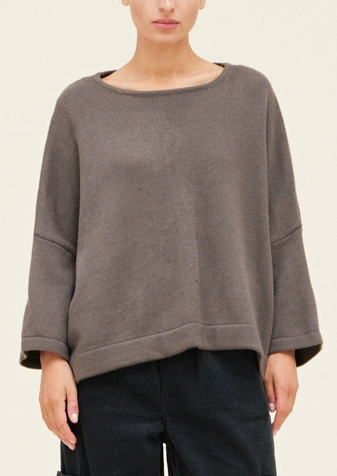 Crisp Days Sweater | London Fog