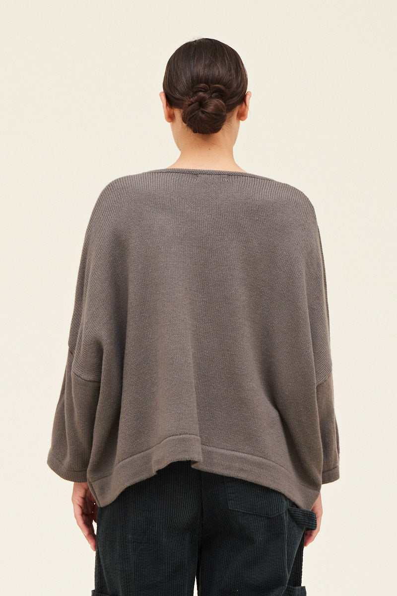 Crisp Days Sweater | London Fog