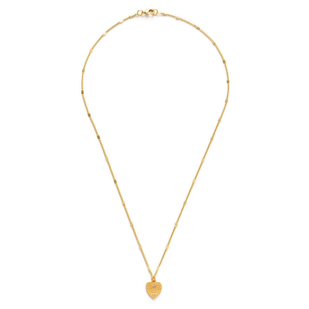 Heart with Eye Necklace