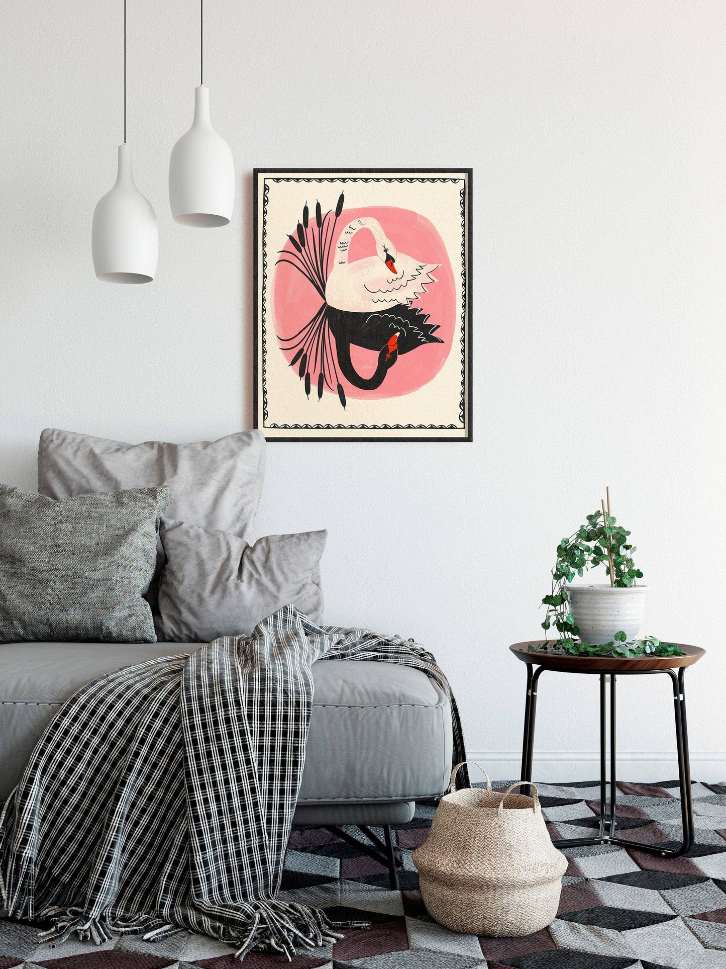 Fairytale Swan Art Print | 5x7