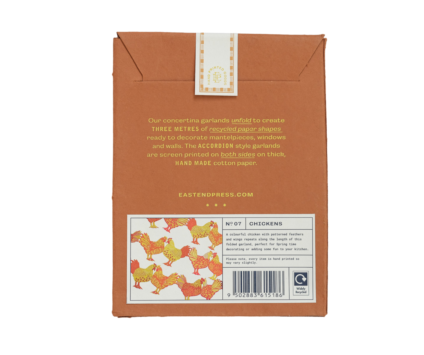 Chickens Concertina Garland