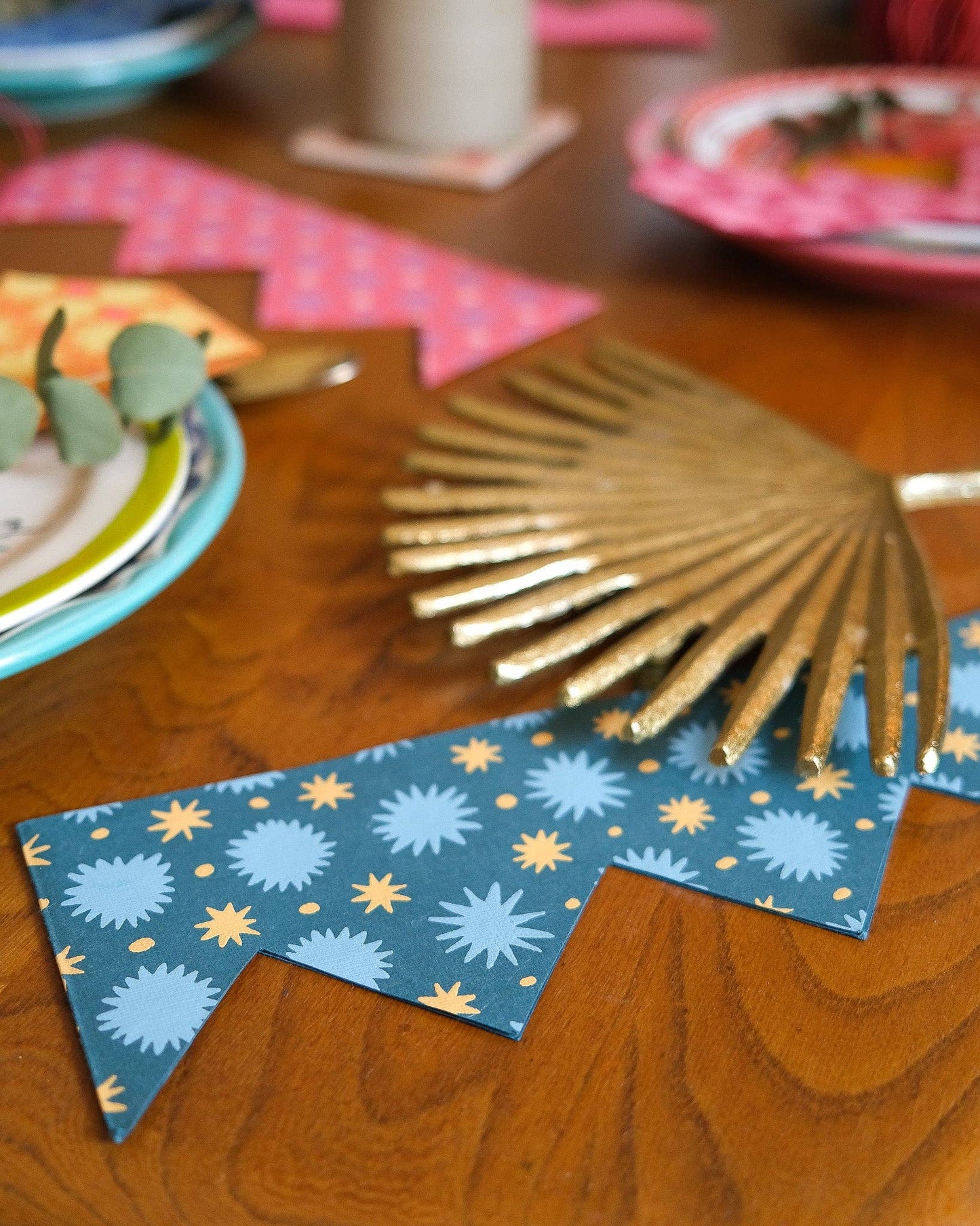 Blue Paper Crowns