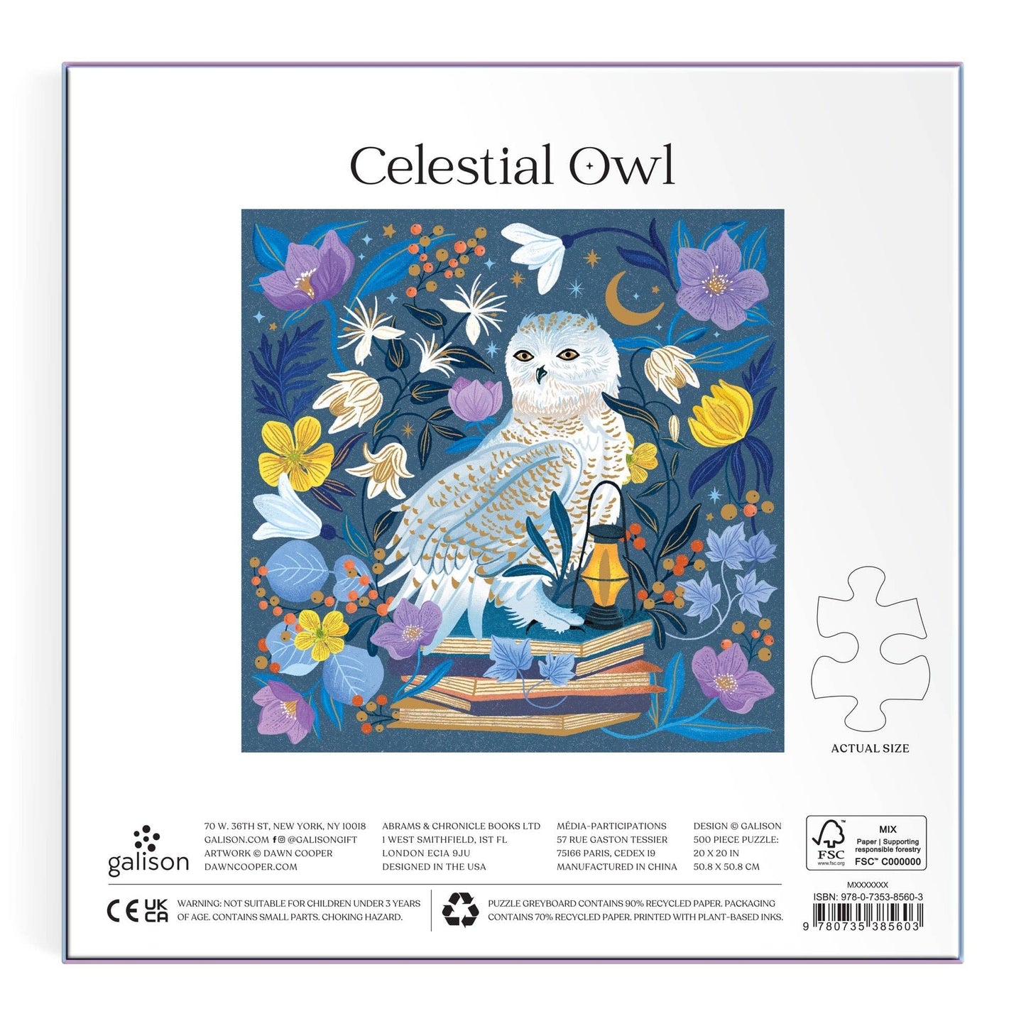 Celestial Owl | 500 Piece Foil Puzzle