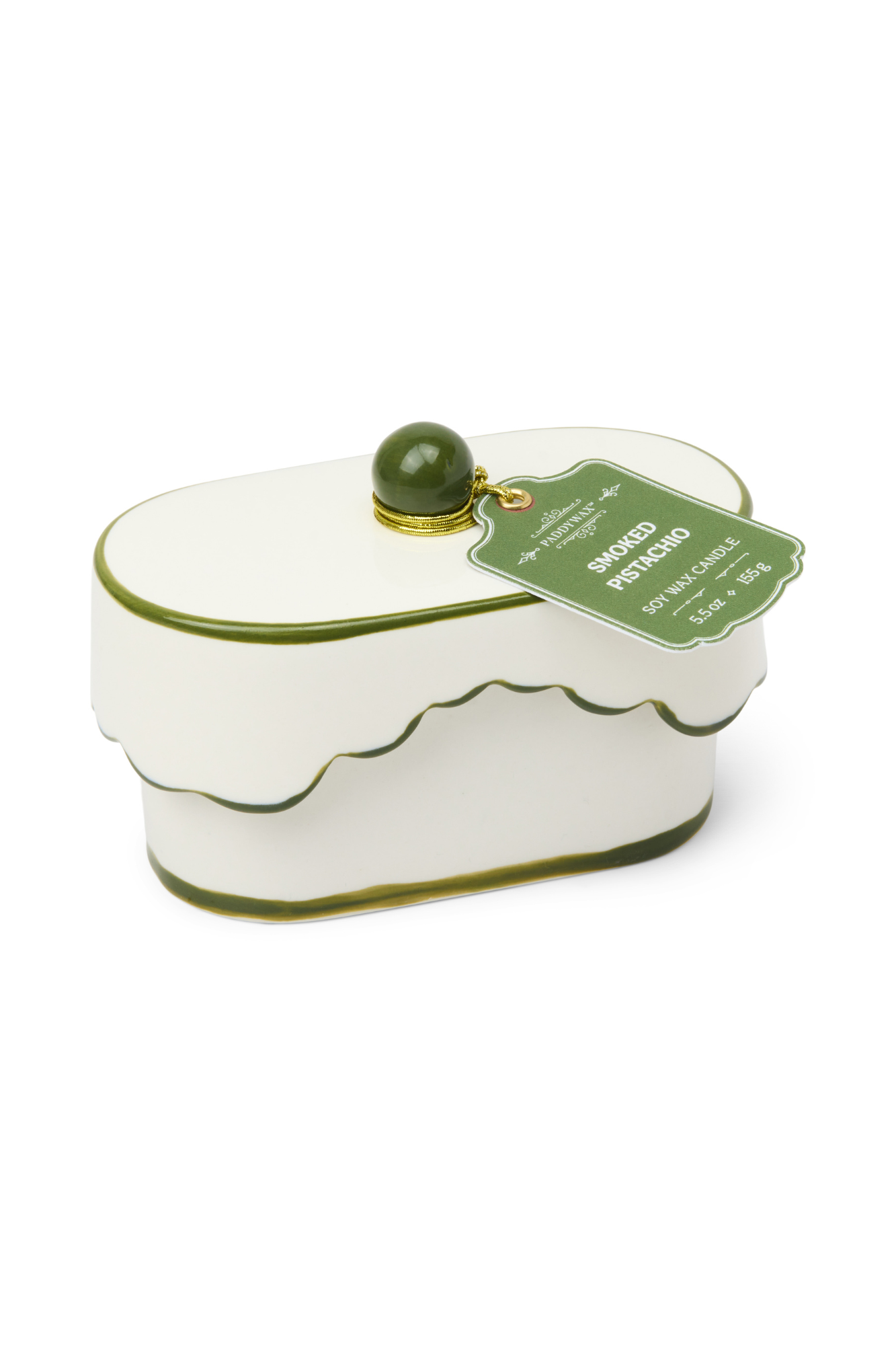 Cherie Ceramic Candle | Smoked Pistachio