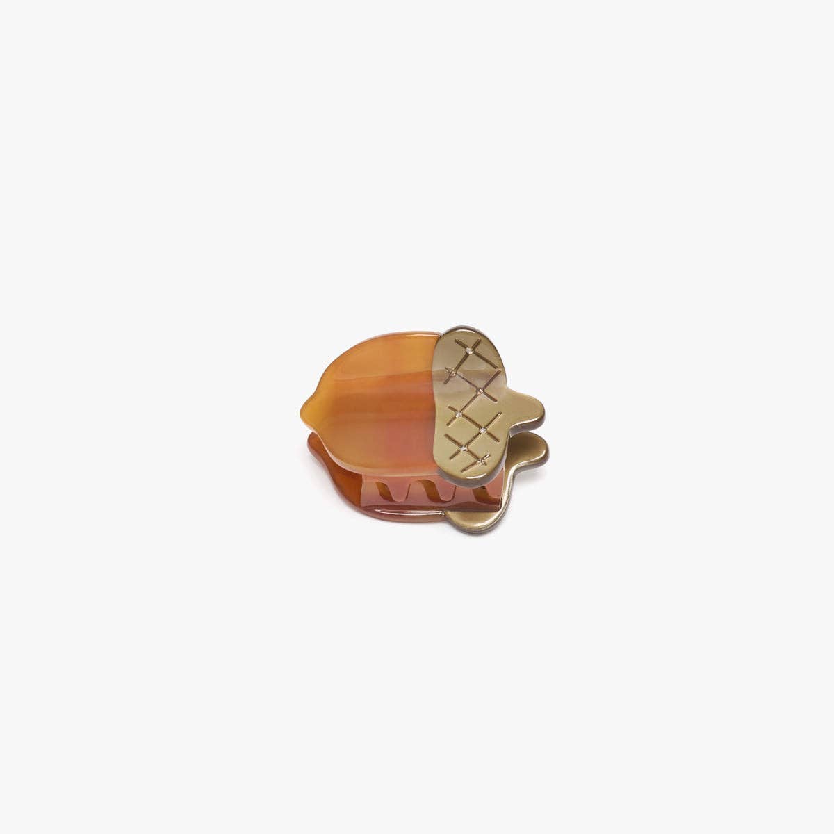 Acorn Mini Hair Claw