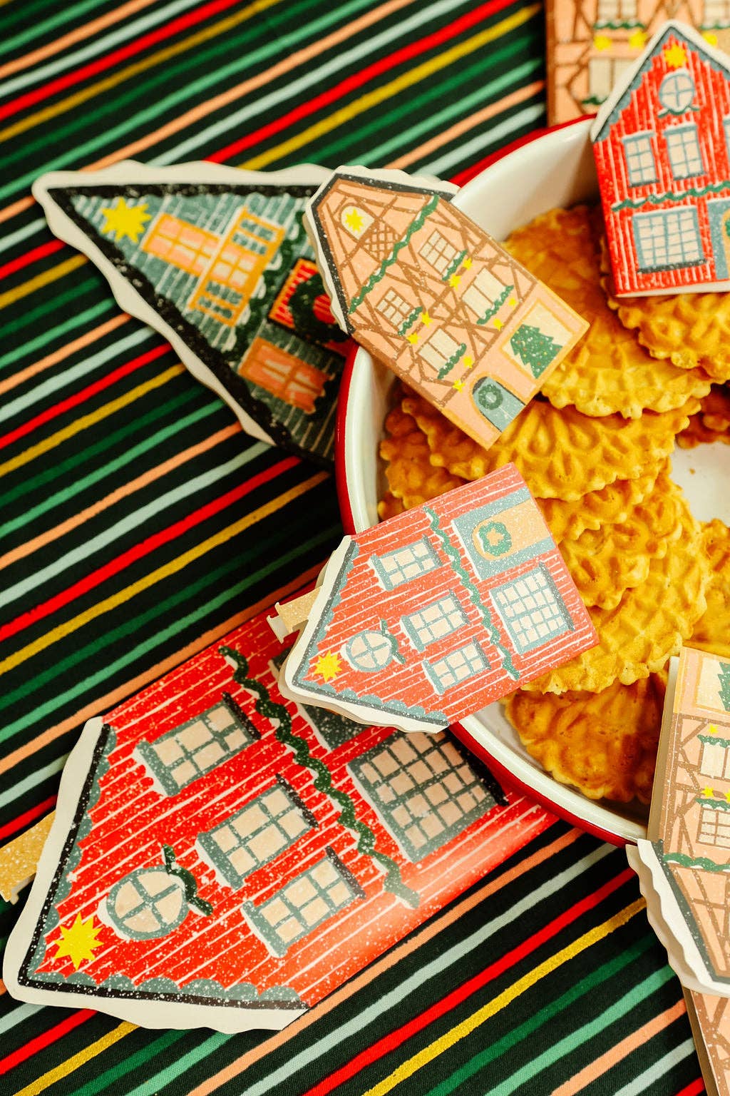 Red Cottage Mini Cards | Box of 6