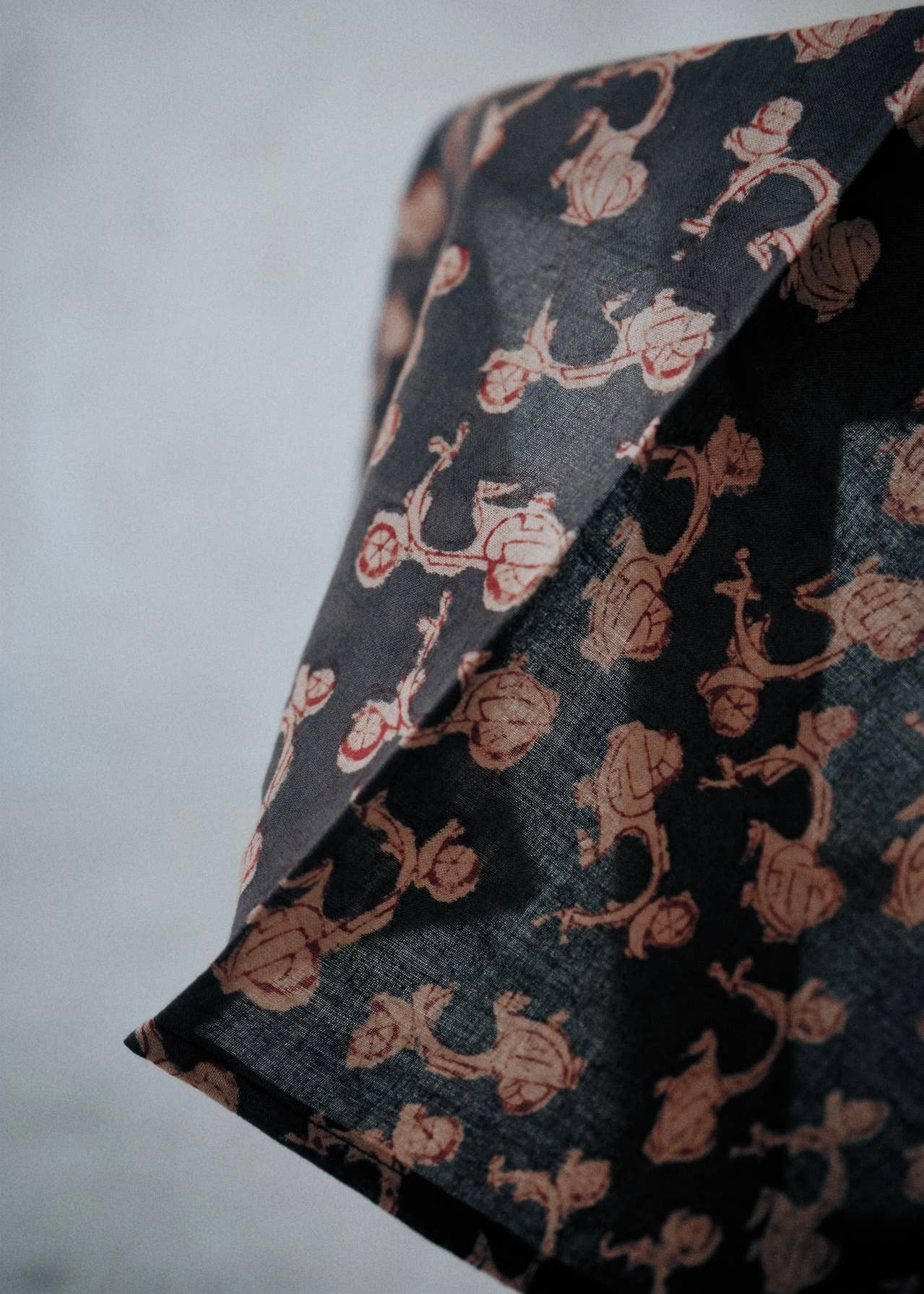 Kalamkari Cotton Bandana | Midnight Ride