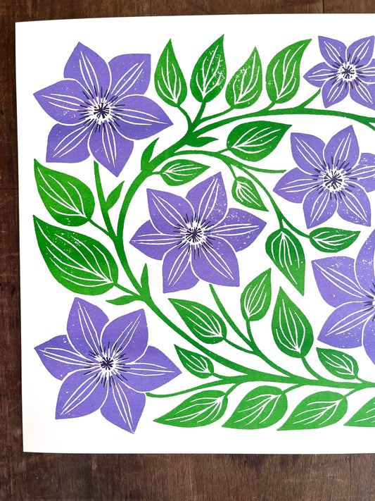 Garden Series Print | Clematis
