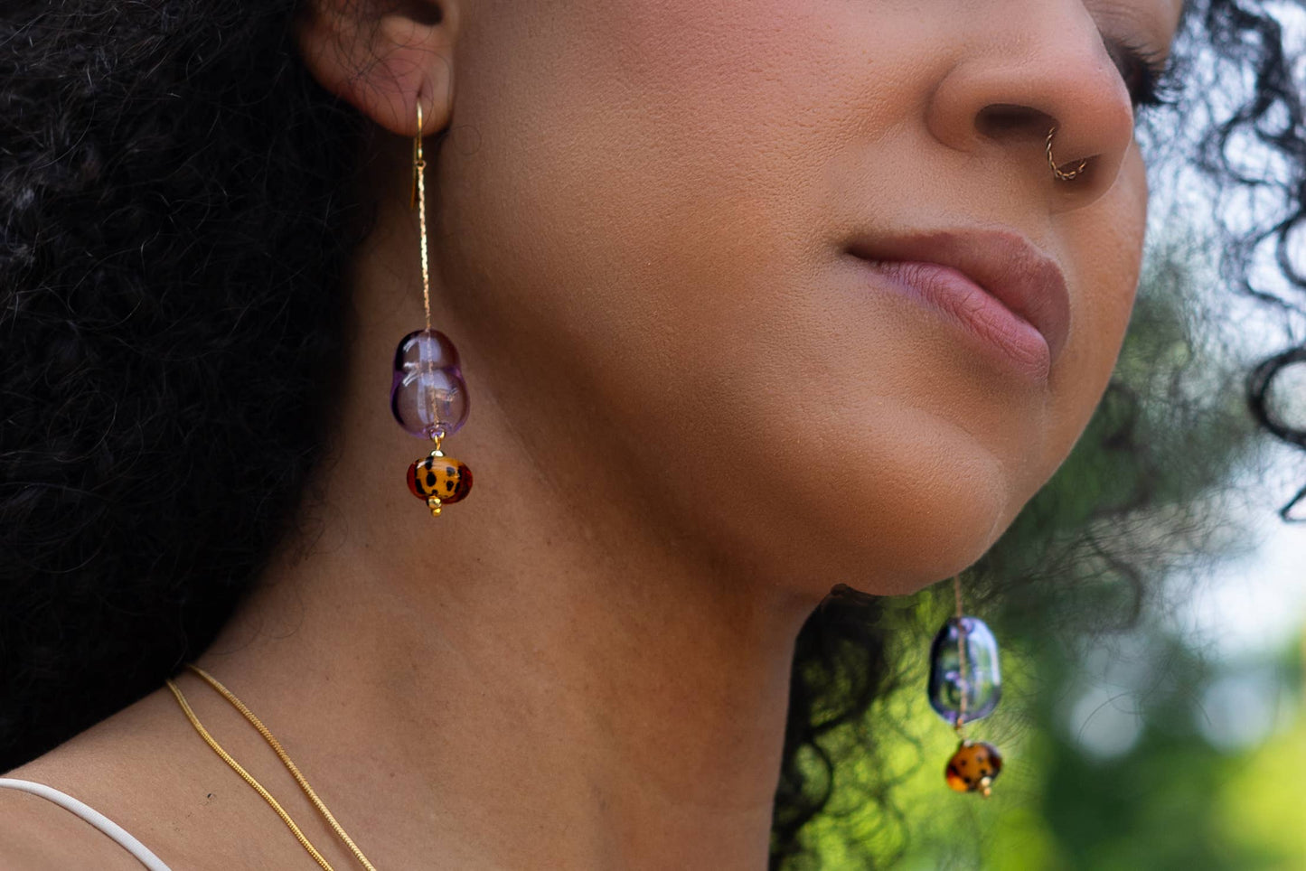 Lennox Dangle Earring | Lilac