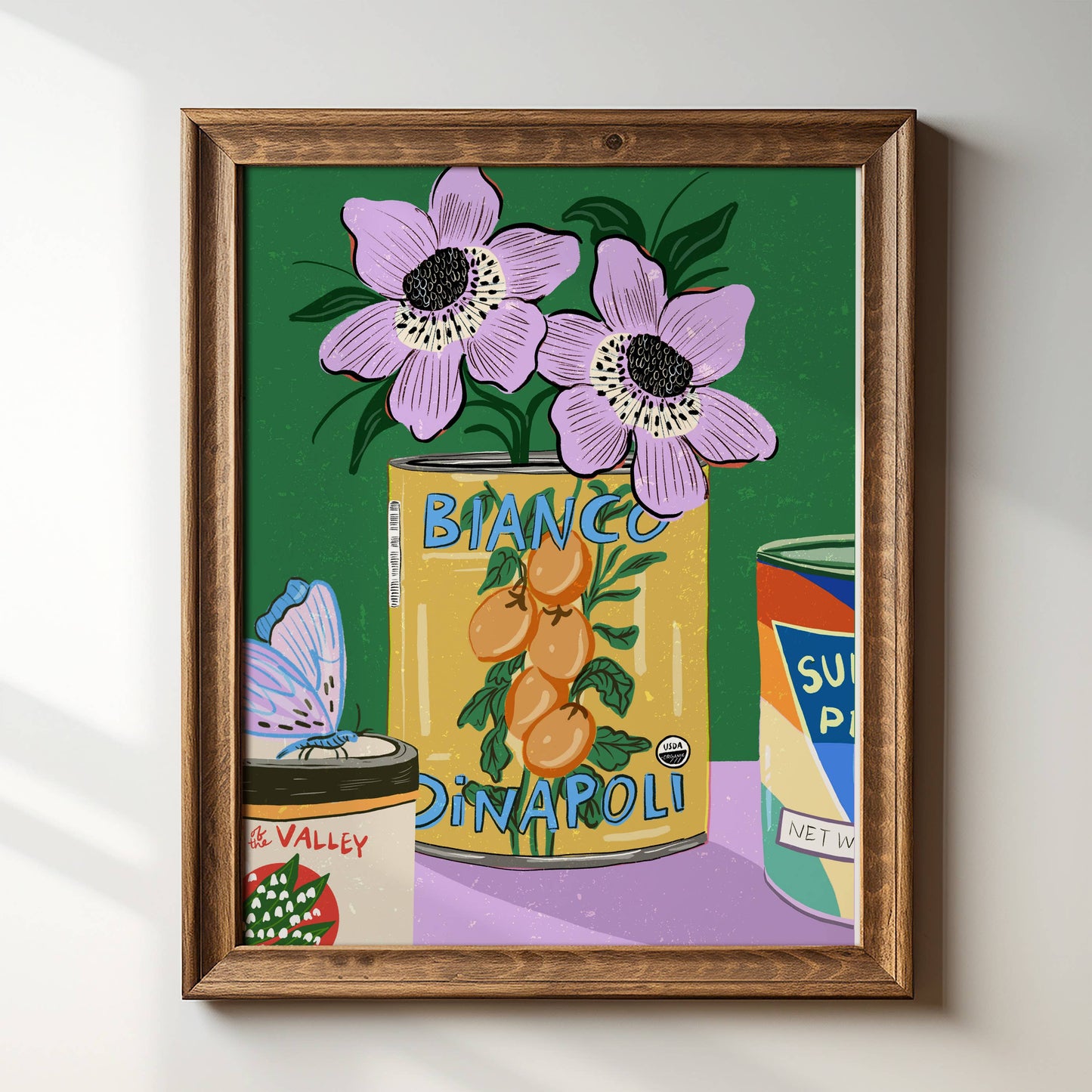 Still Life Tomato Can Art Print | 8" x 10"
