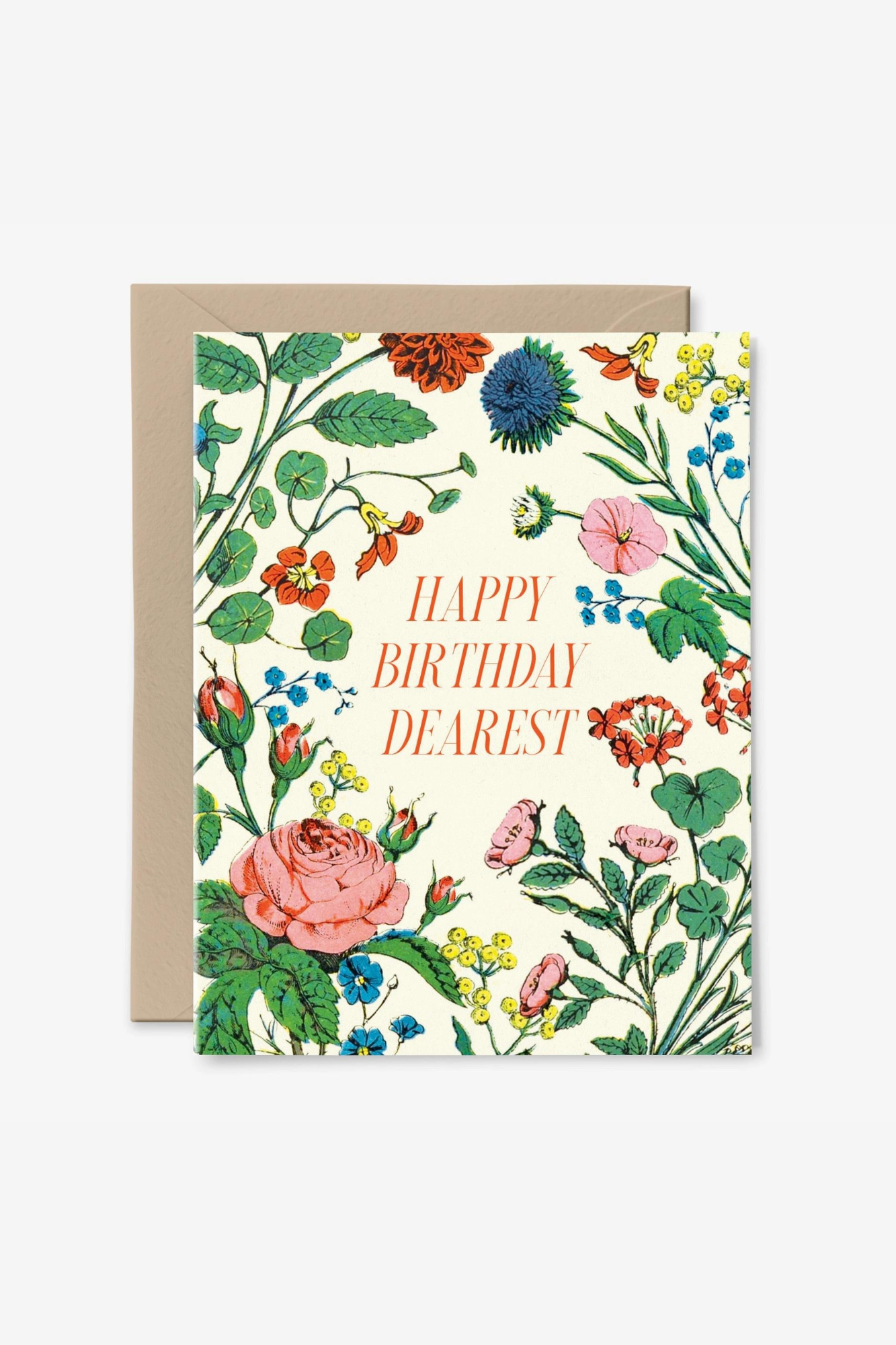 Happy Birthday Dearest Floral Card