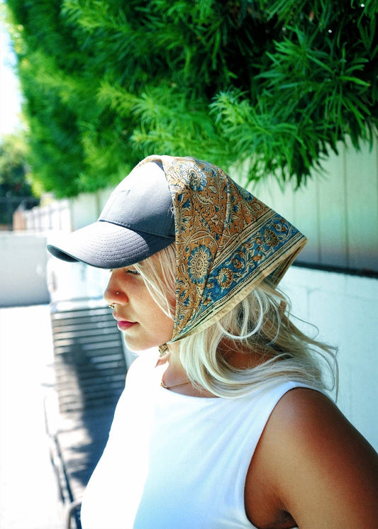 Kalamari Cotton Bandana | Seaside Garden