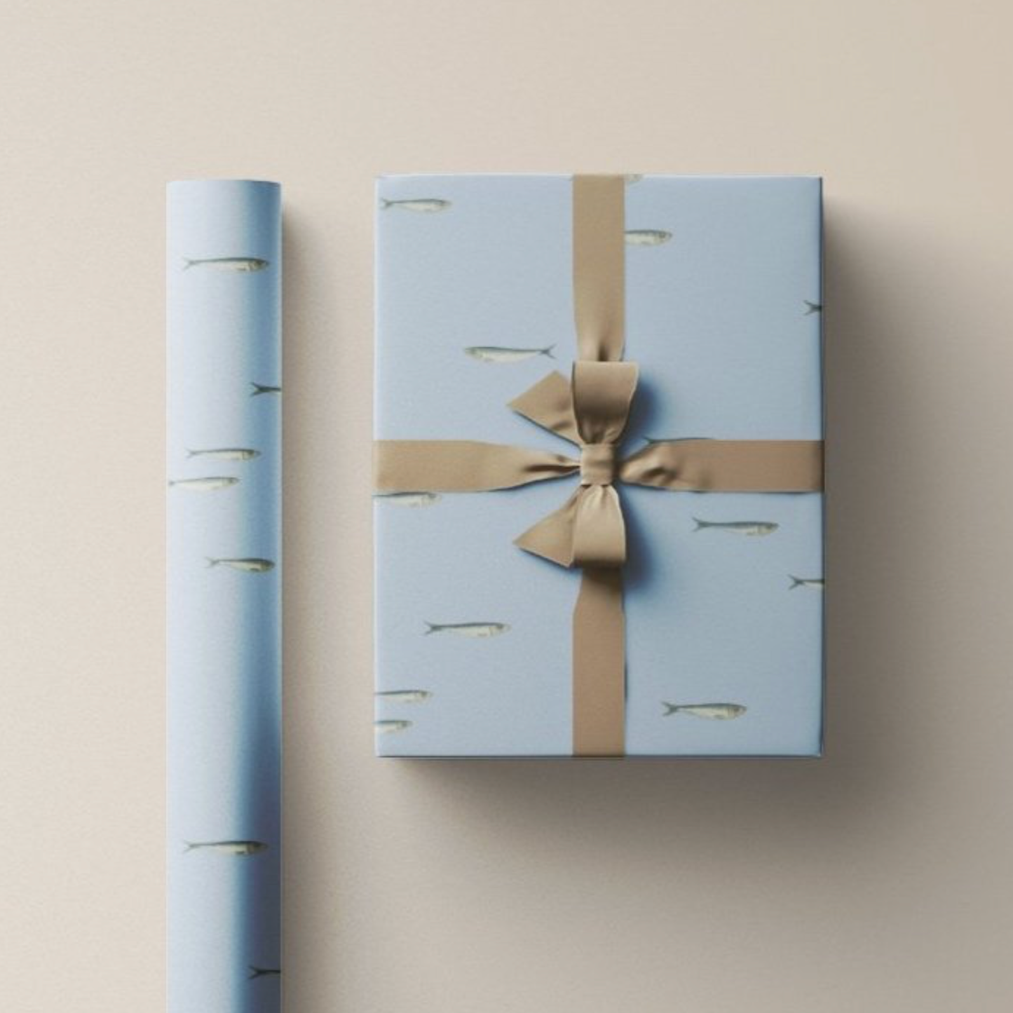 La Mer Sardines Wrapping Paper