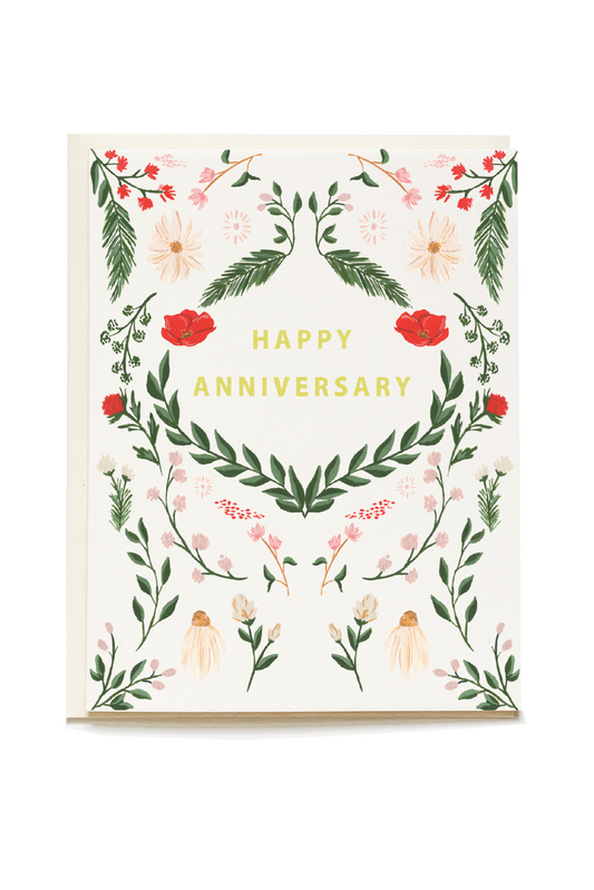 Wild Meadow Anniversary Card