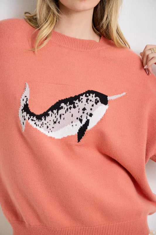 Bye Buddy Narwhal Sweater