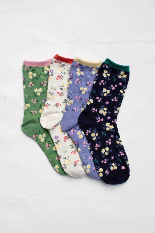 Wildflower Socks | Sage