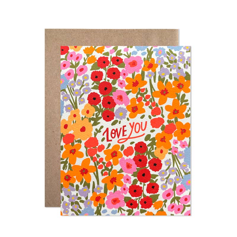 Anna's Garden Love You Card