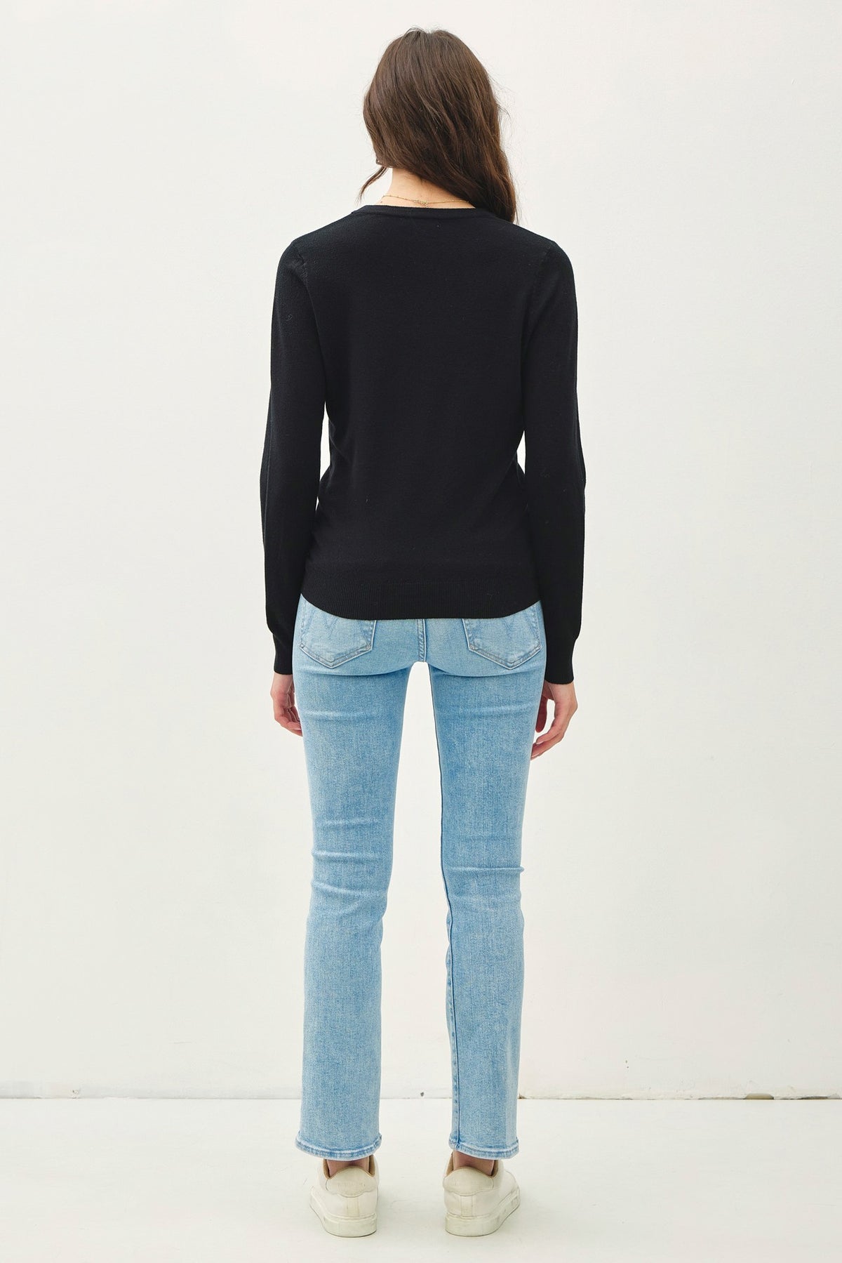 Classic Crew Sweater | Black